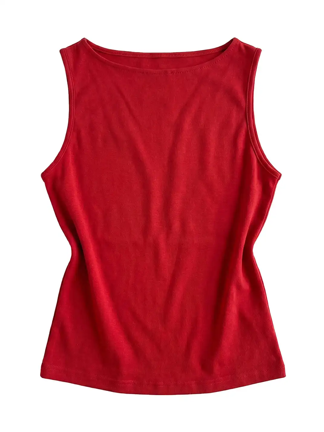 Risque Rose | Solid Color Linen Blend Tank Top