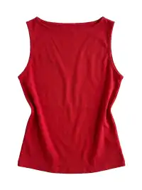 Risque Rose | Solid Color Linen Blend Tank Top