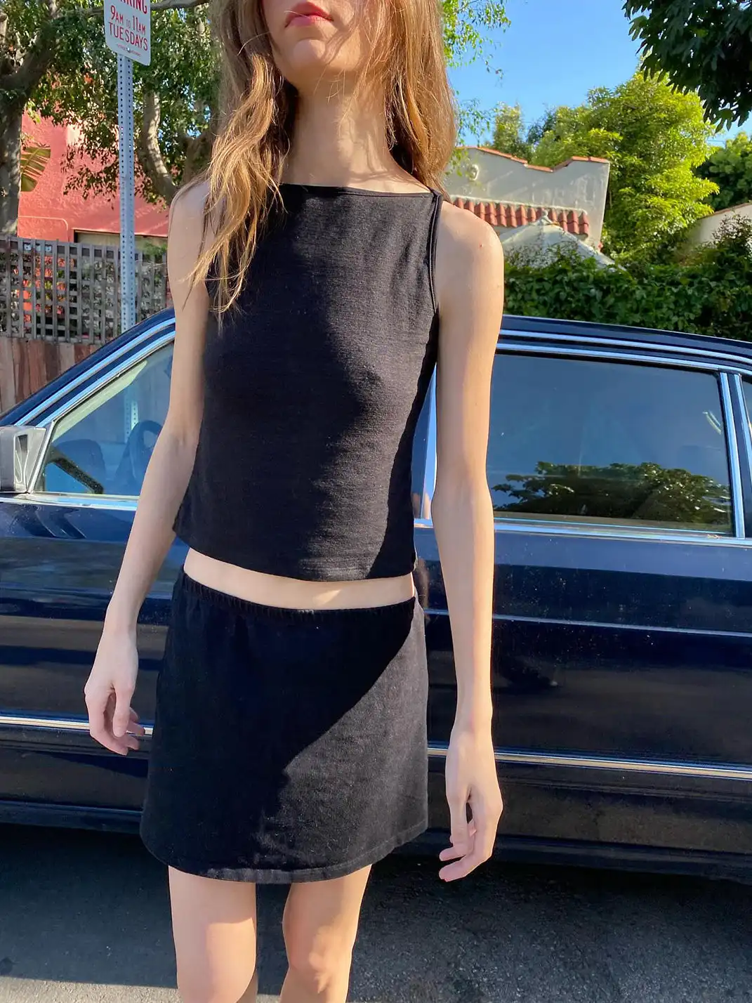 Risque Rose | Solid Color Linen Blend Tank Top