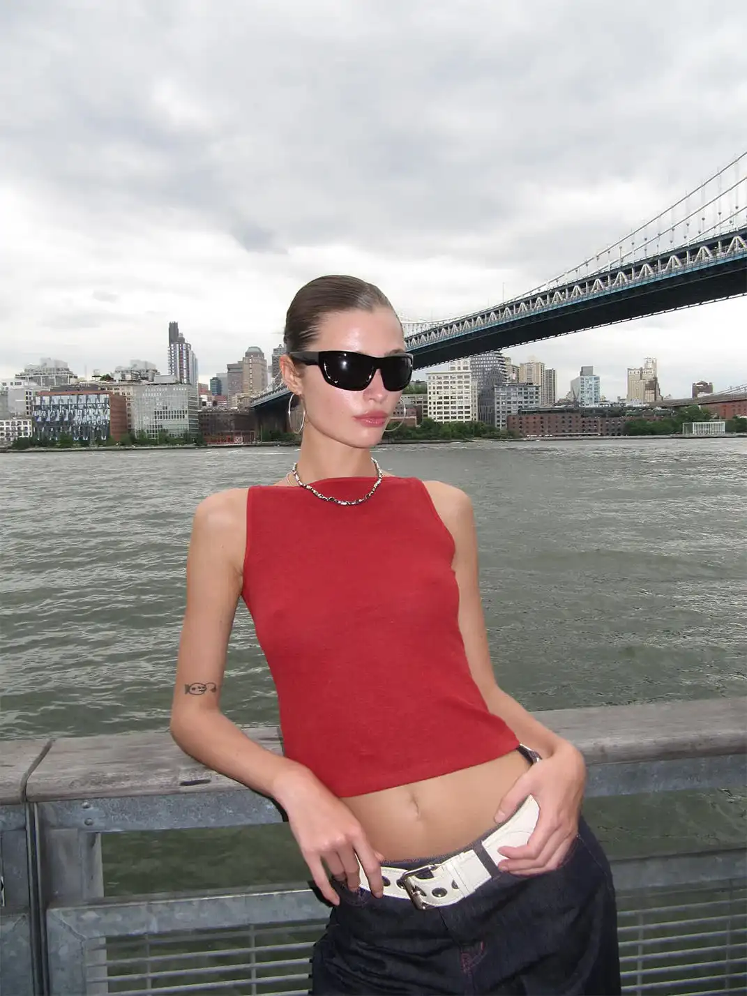 Risque Rose | Solid Color Linen Blend Tank Top