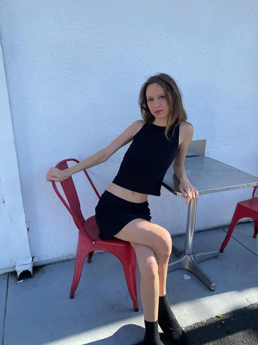 Risque Rose | Solid Color Linen Blend Tank Top