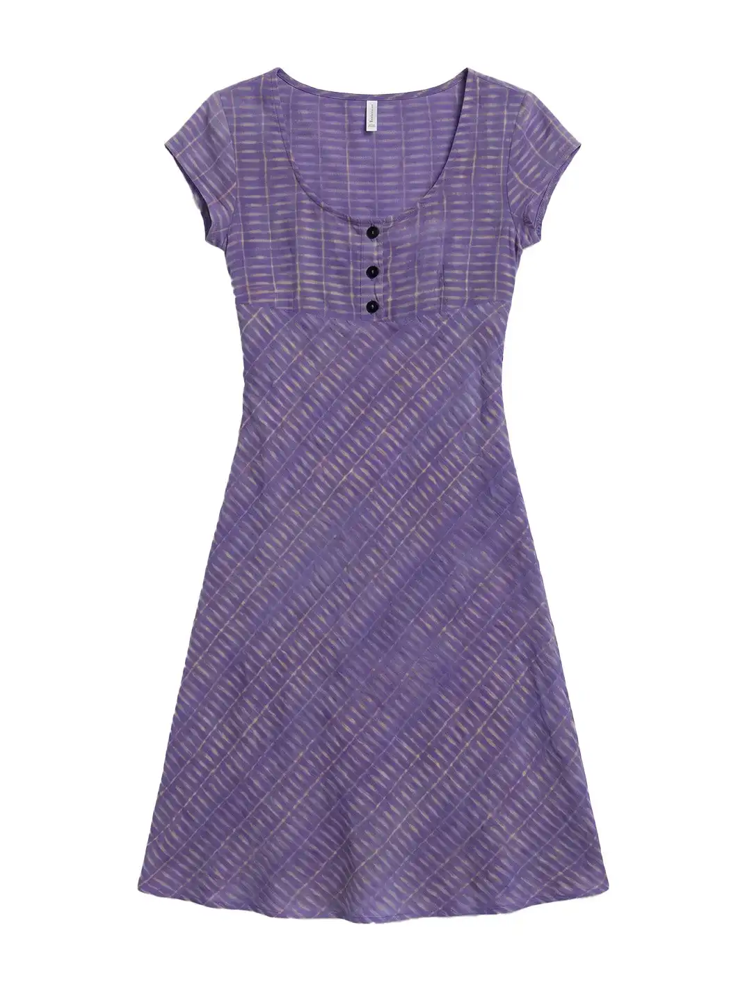 Risque Rose | Blue Floral Silk Crepe De Chine Dress
