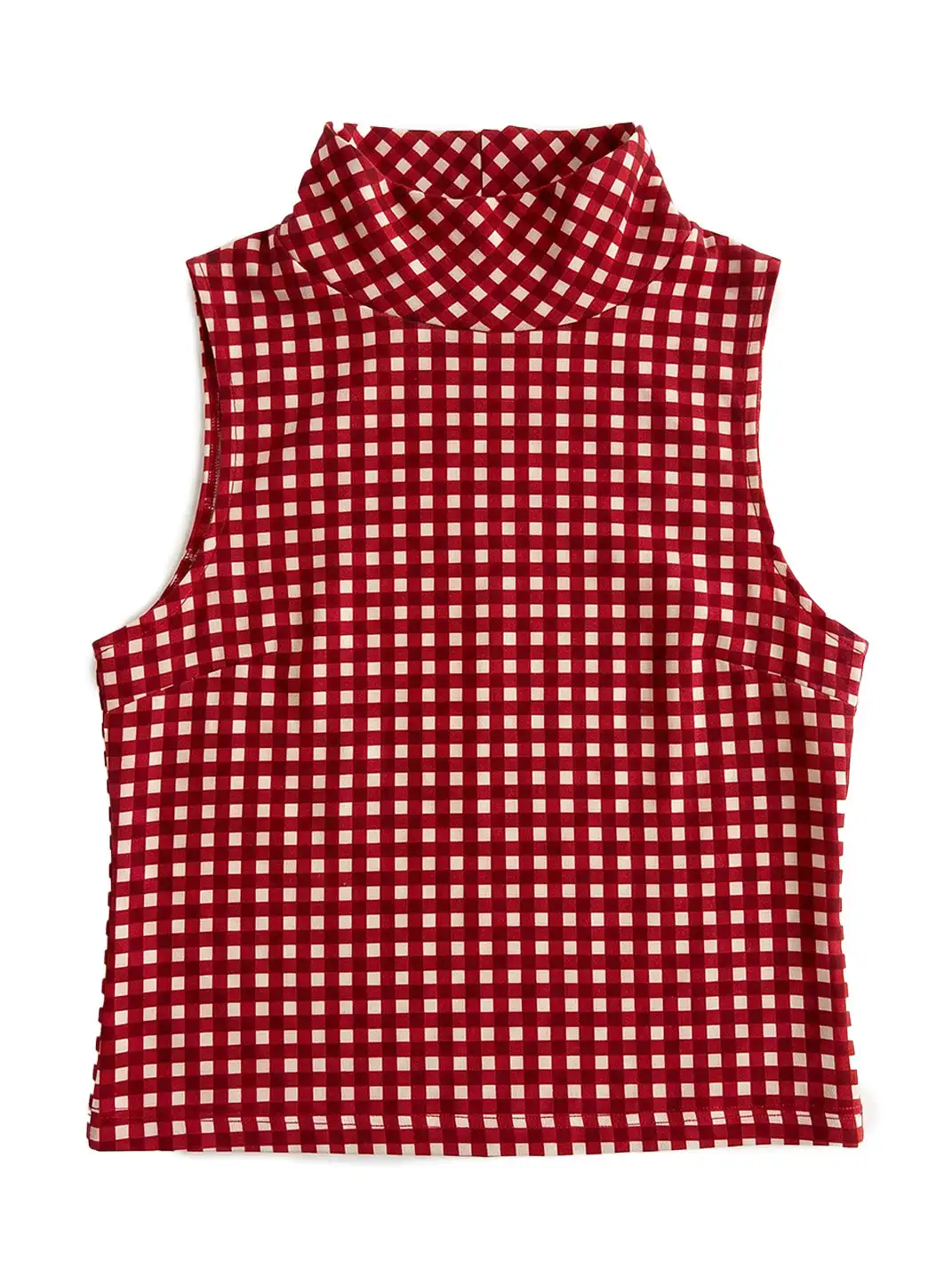Risque Rose | Plaid Top Shorts Pleated Skirt Set