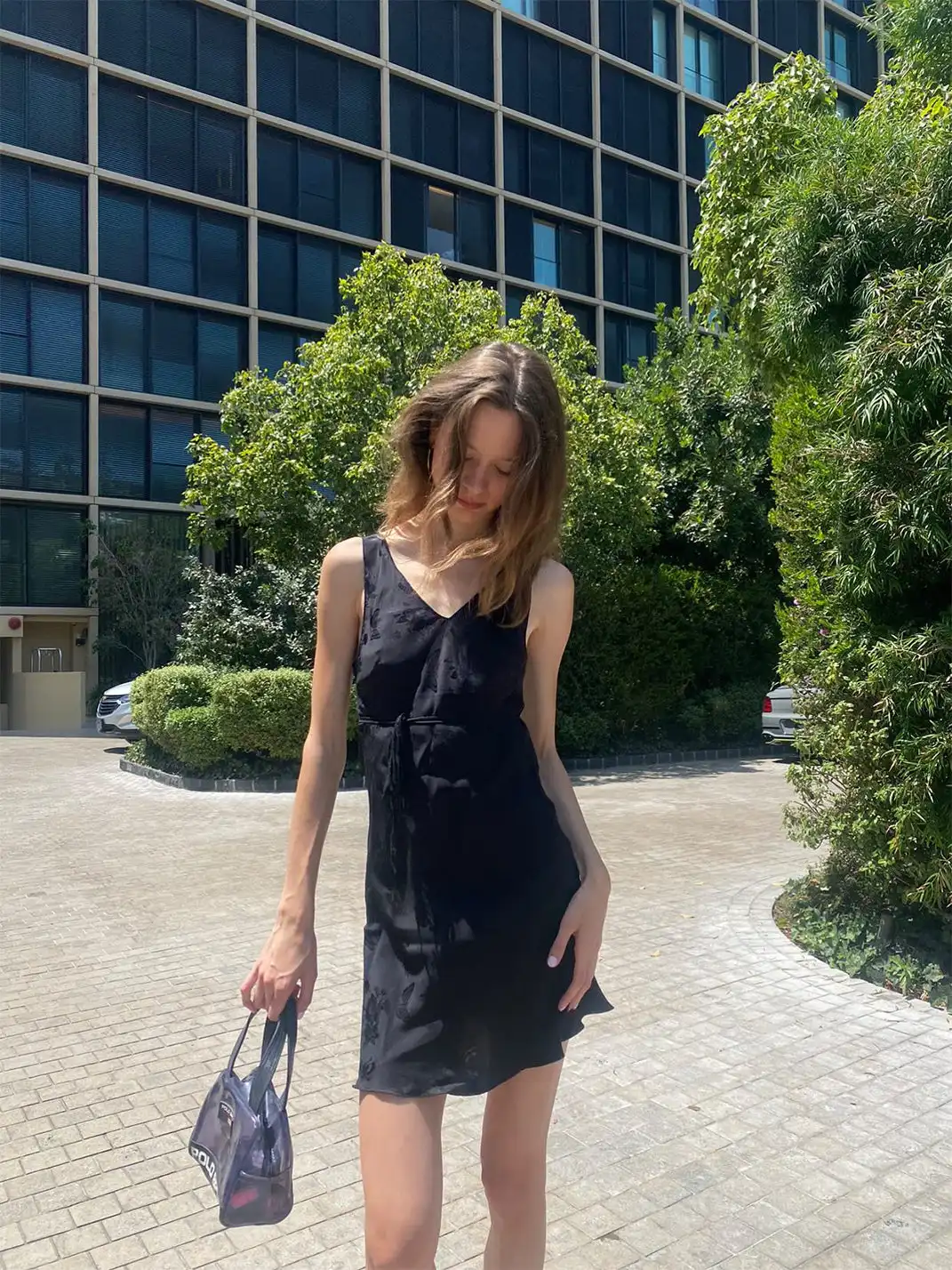 Risque Rose | Butterfly, Flower And Bird Jacquard Tank Dress
