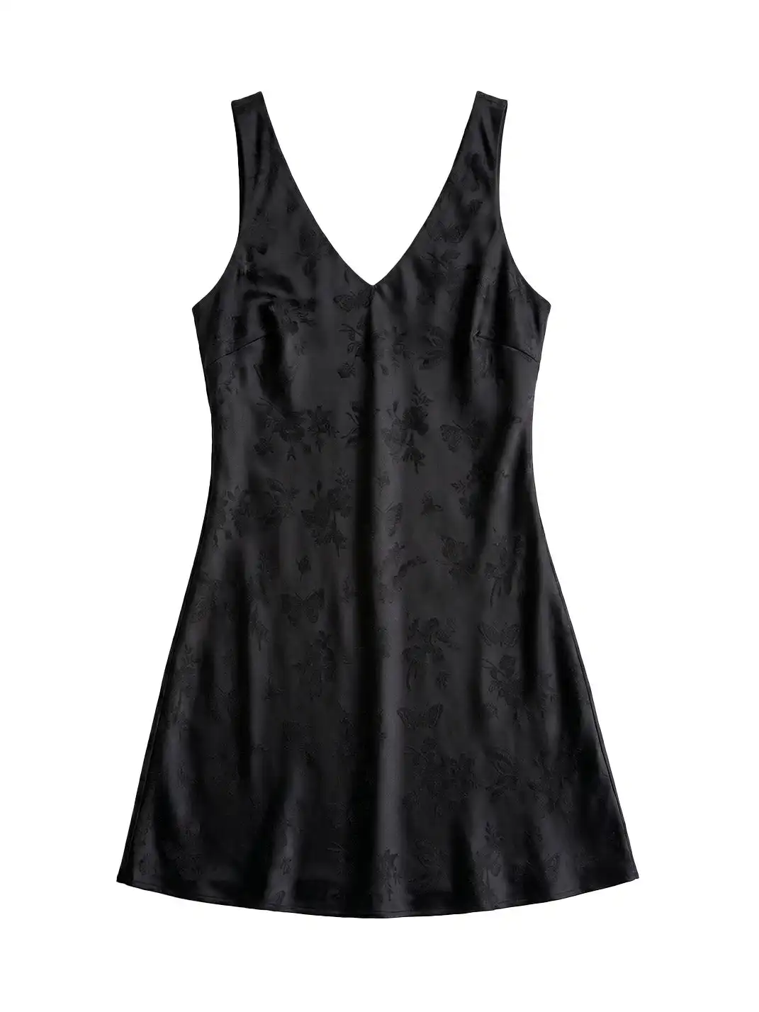 Risque Rose | Butterfly, Flower And Bird Jacquard Tank Dress