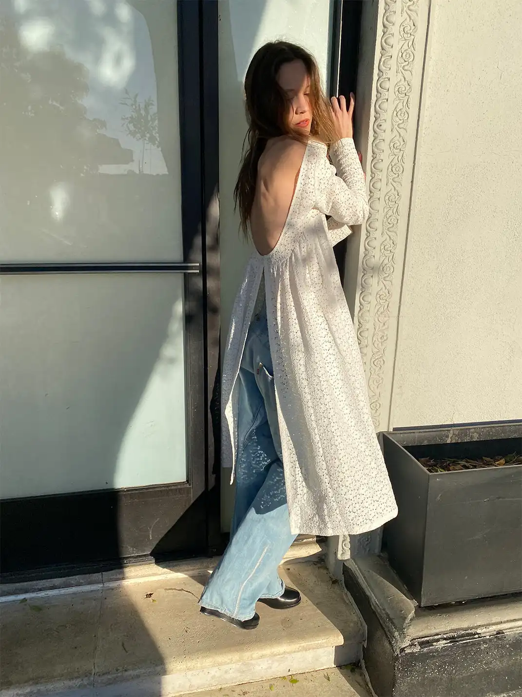 Risque Rose | White Lace Dress