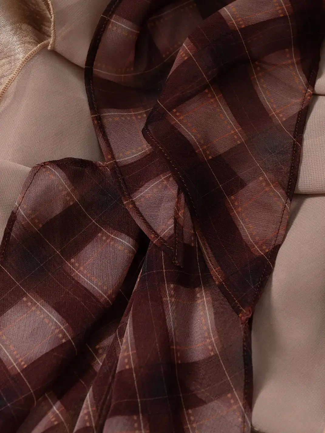 NO ROMANCE | Vintage Chiffon Patchwork Knight PU Jacket