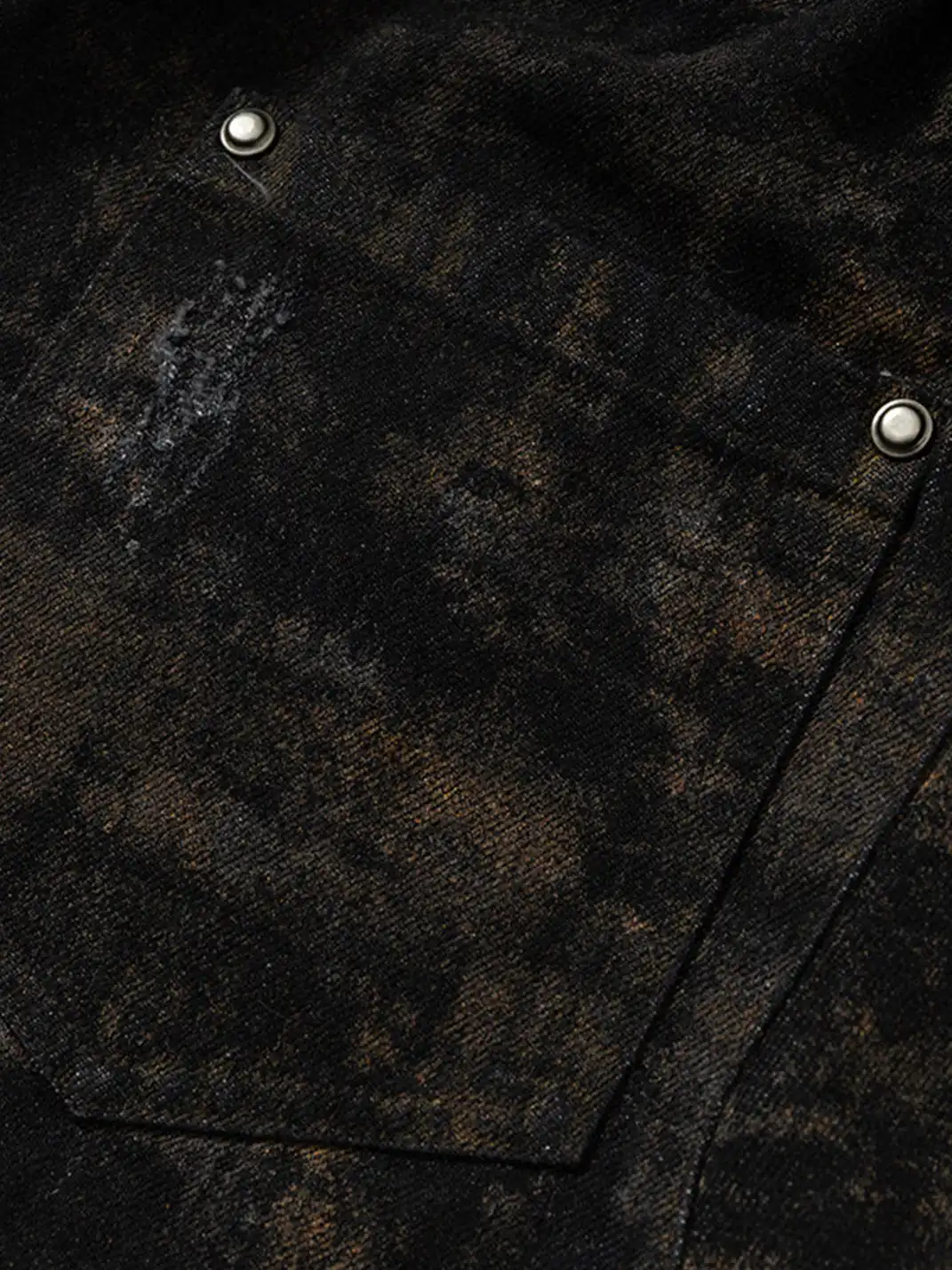 NO ROMANCE | Distressed Ripped Denim Cropped Pants