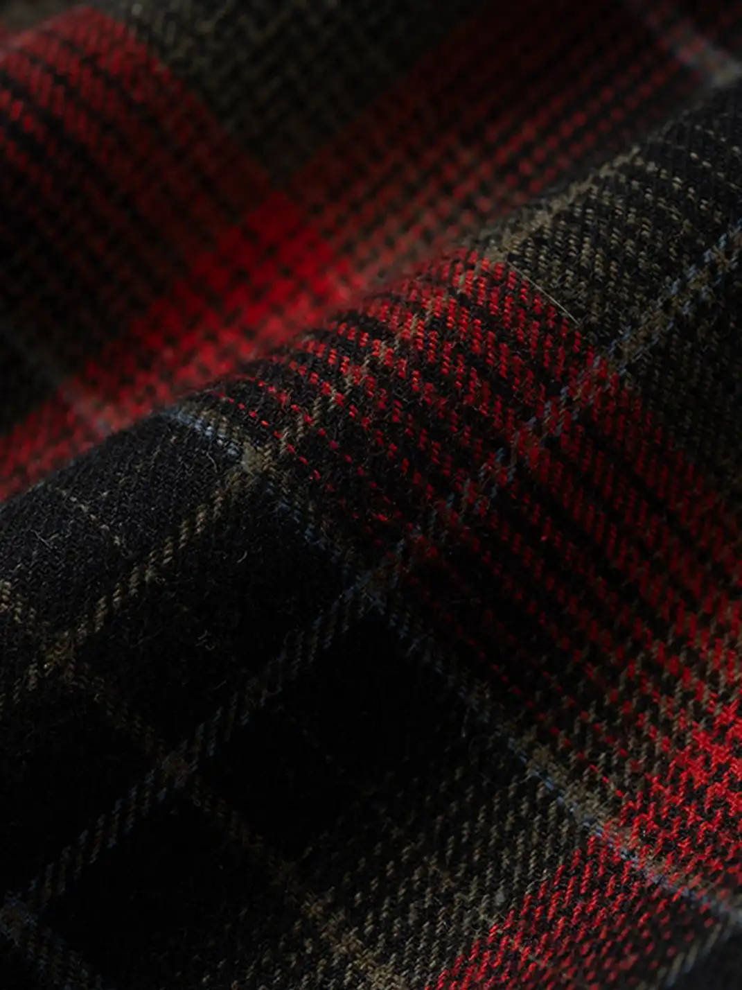 NO ROMANCE | Fake Two-Piece Plaid Knitted Irregular Shirt