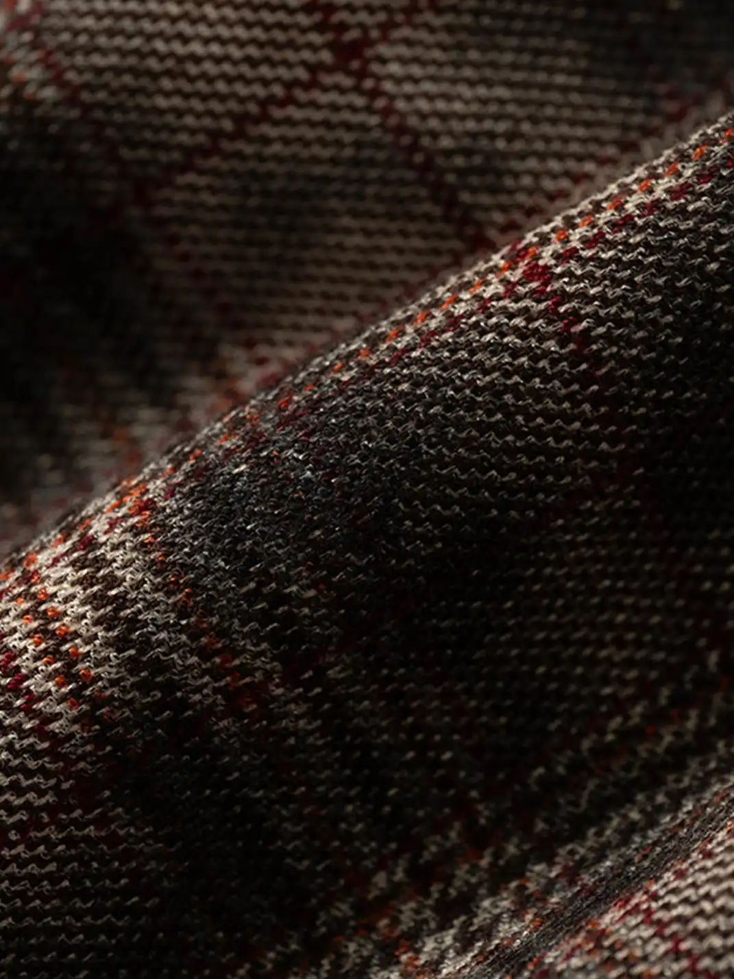 NO ROMANCE | Fake Two-Piece Plaid Knitted Irregular Shirt