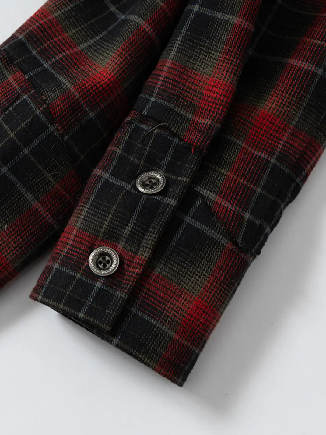 NO ROMANCE | Fake Two-Piece Plaid Knitted Irregular Shirt