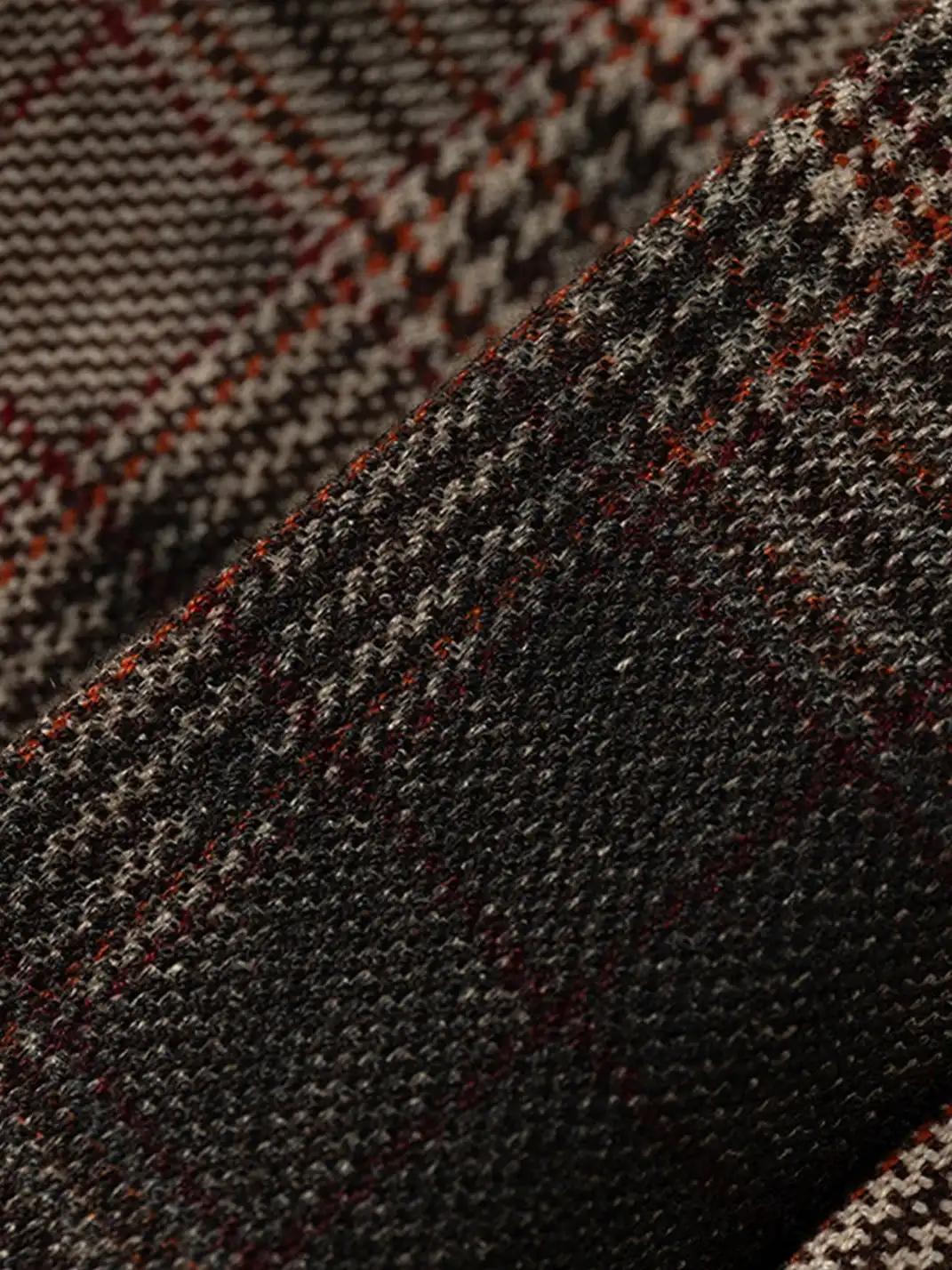 NO ROMANCE | Heavyweight Plaid Spliced Detachable Pleated Skirt