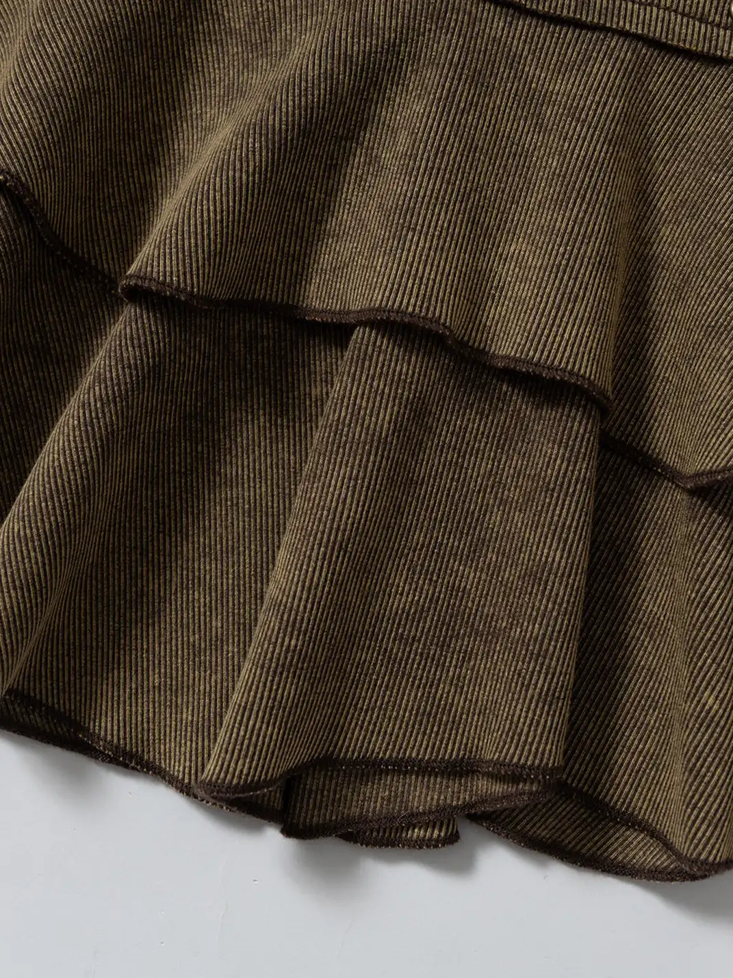 NO ROMANCE | V-Neck Knitted Long Sleeve Dress