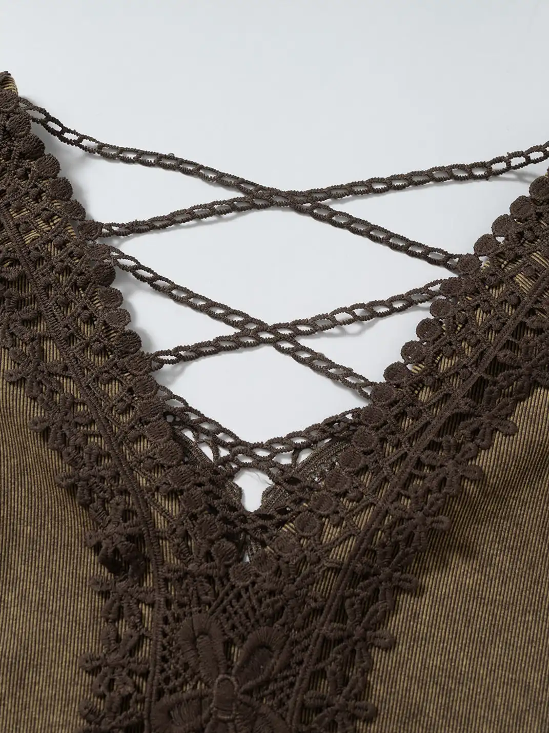 NO ROMANCE | V-Neck Knitted Long Sleeve Dress