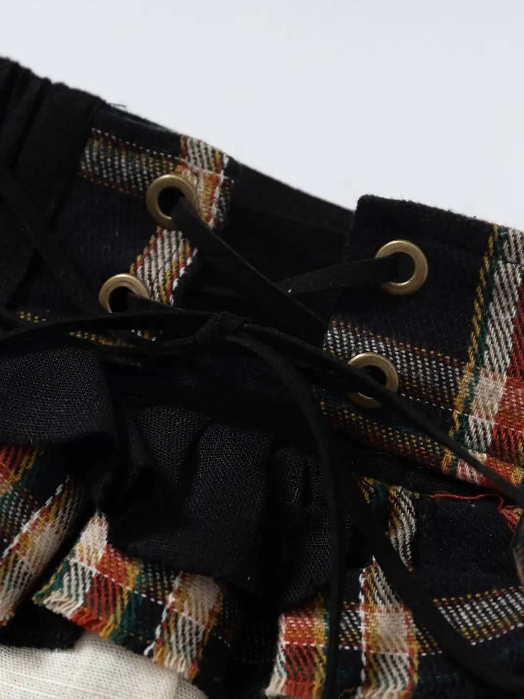 NO ROMANCE | Punk Multi-Layer Plaid Cake Skirt