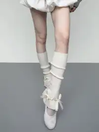 SS2L | Bow Flared Slouch Socks