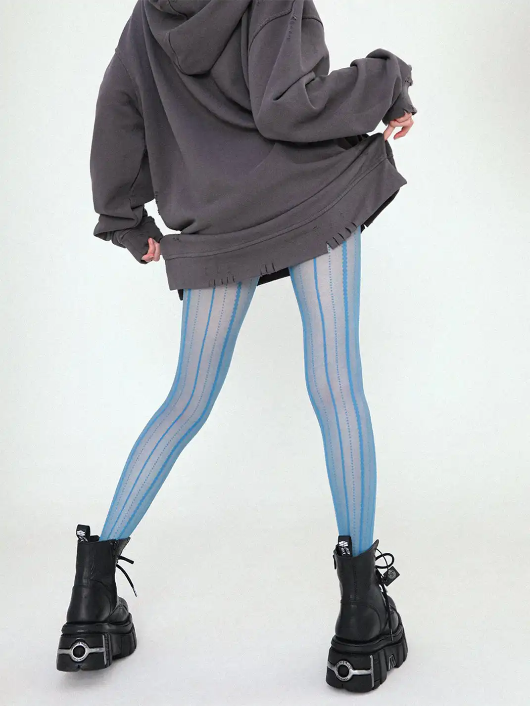 SS2L | Chain Pattern Lace Pantyhose