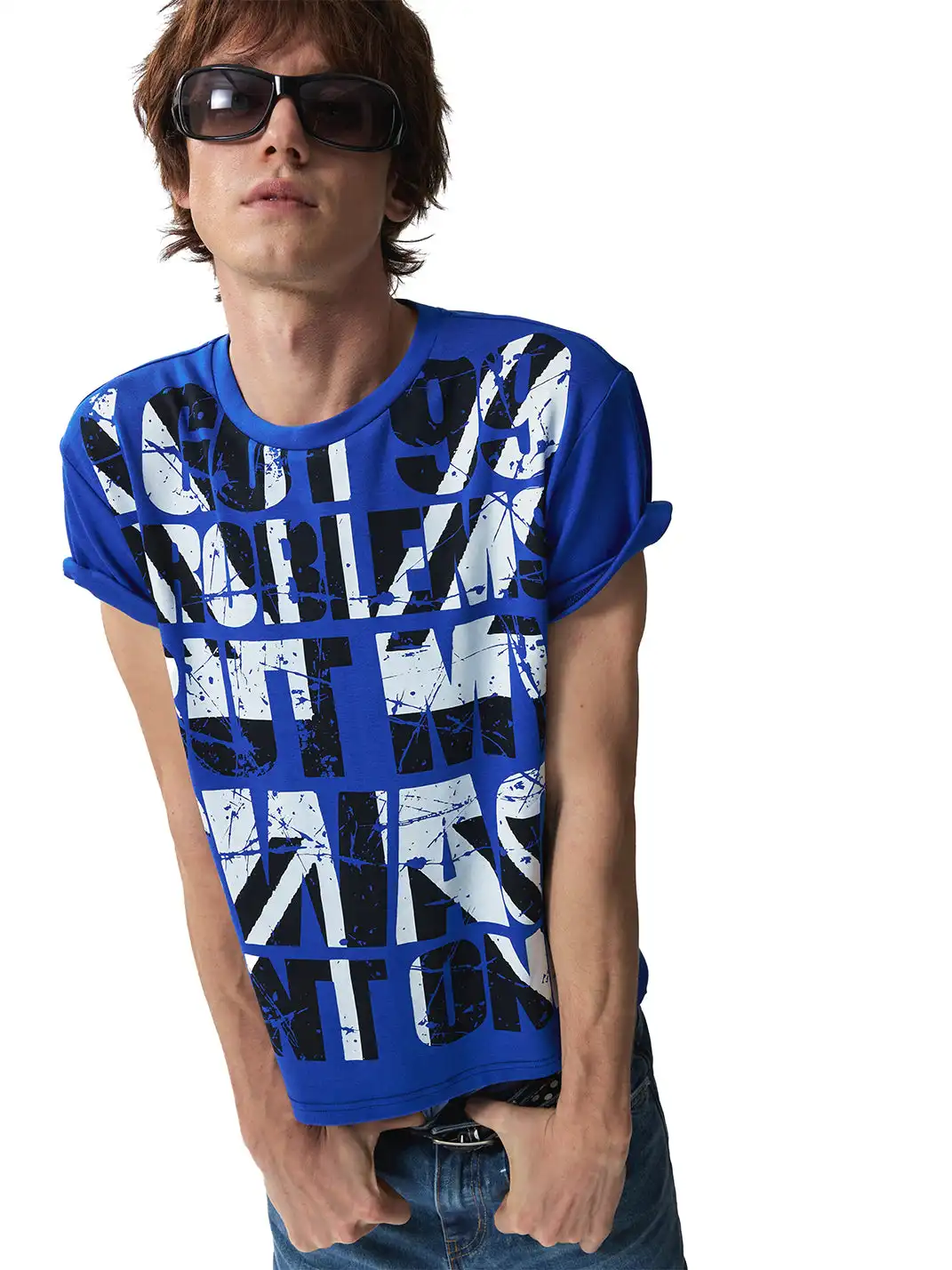 NumbAsia | Union Jack Slogan Short Sleeve T-Shirt