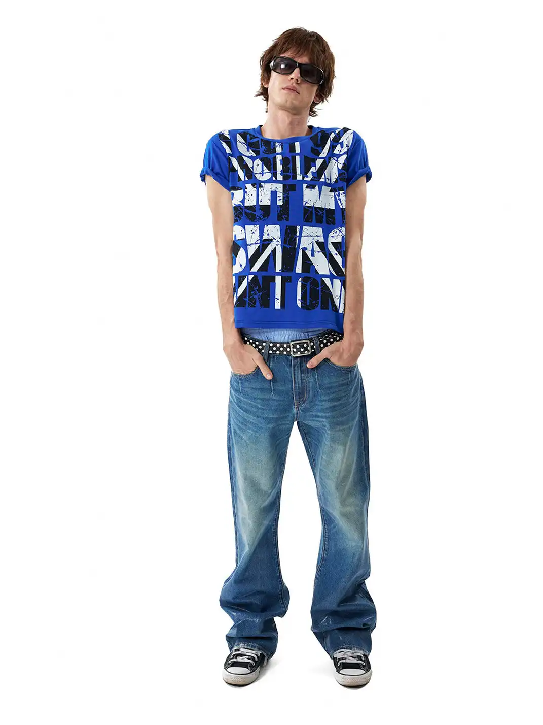 NumbAsia | Union Jack Slogan Short Sleeve T-Shirt