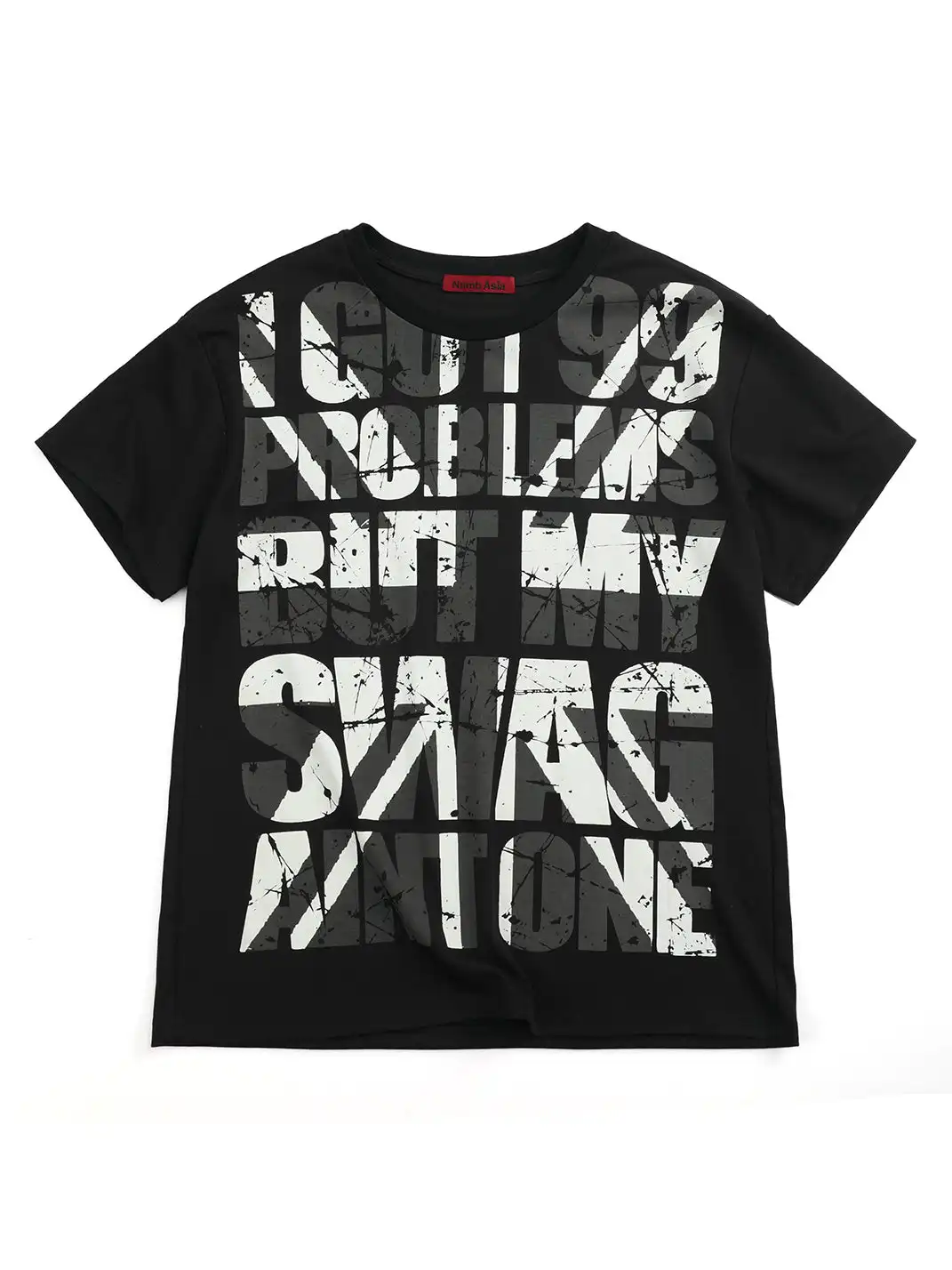 NumbAsia | Union Jack Slogan Short Sleeve T-Shirt