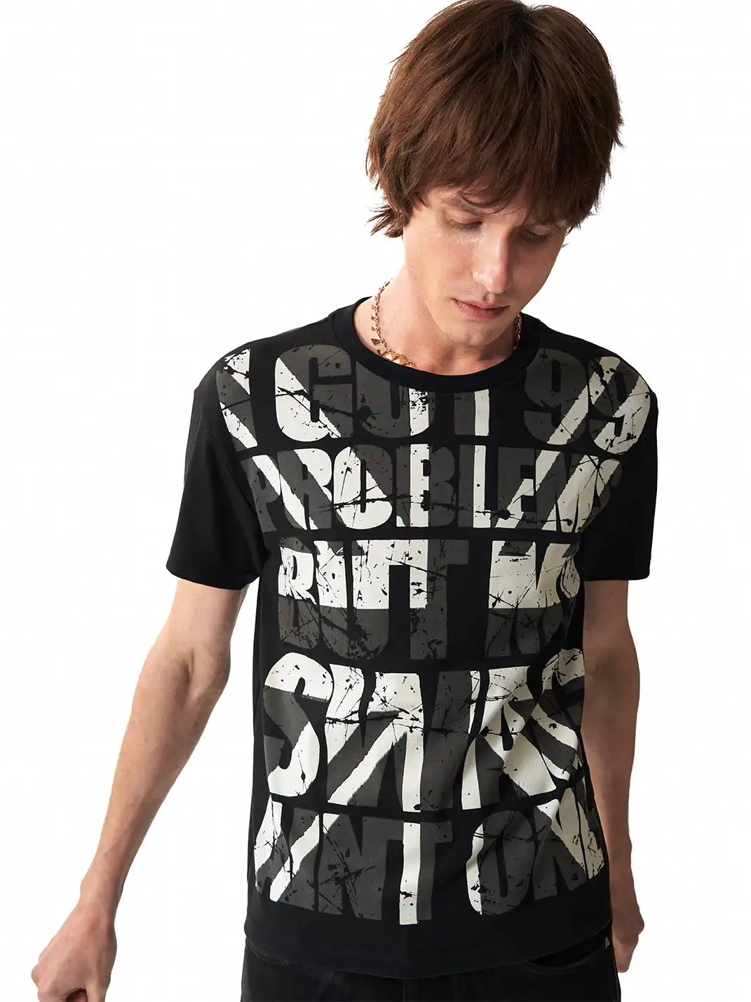 NumbAsia | Union Jack Slogan Short Sleeve T-Shirt