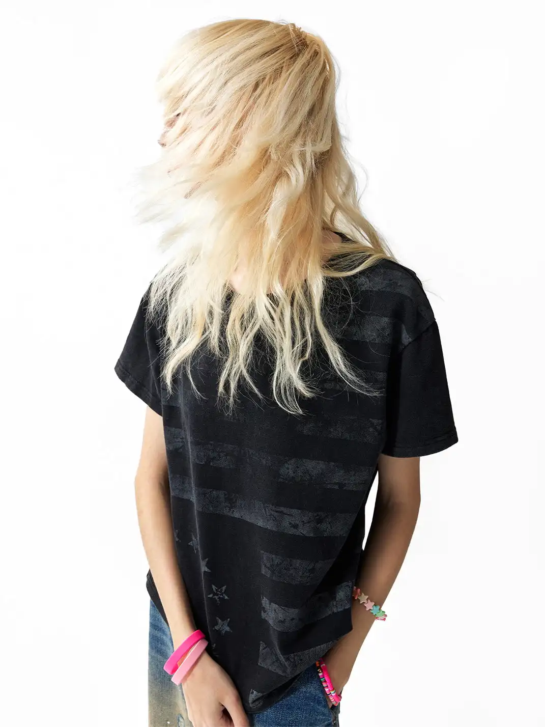 NumbAsia | Worn Printed Short Sleeve T-Shirt