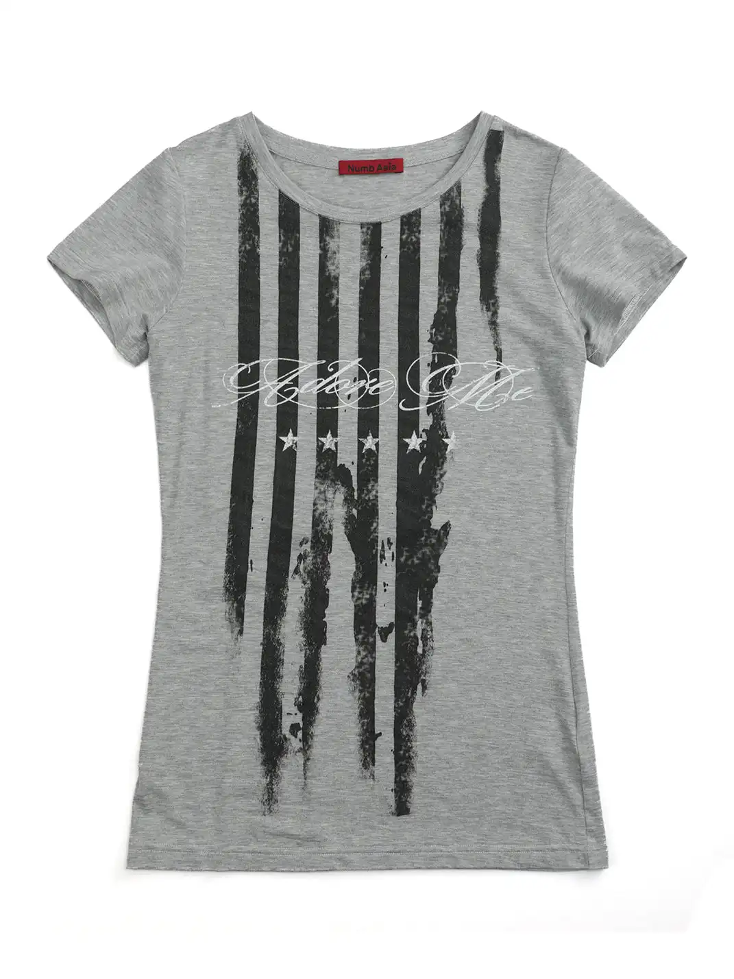 NumbAsia | Star-Spangled Banner Damaged Short Sleeve T-Shirt