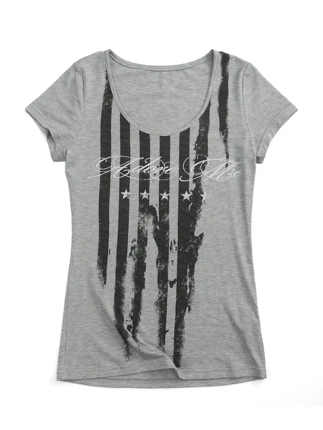 NumbAsia | Star-Spangled Banner Damaged Short Sleeve T-Shirt