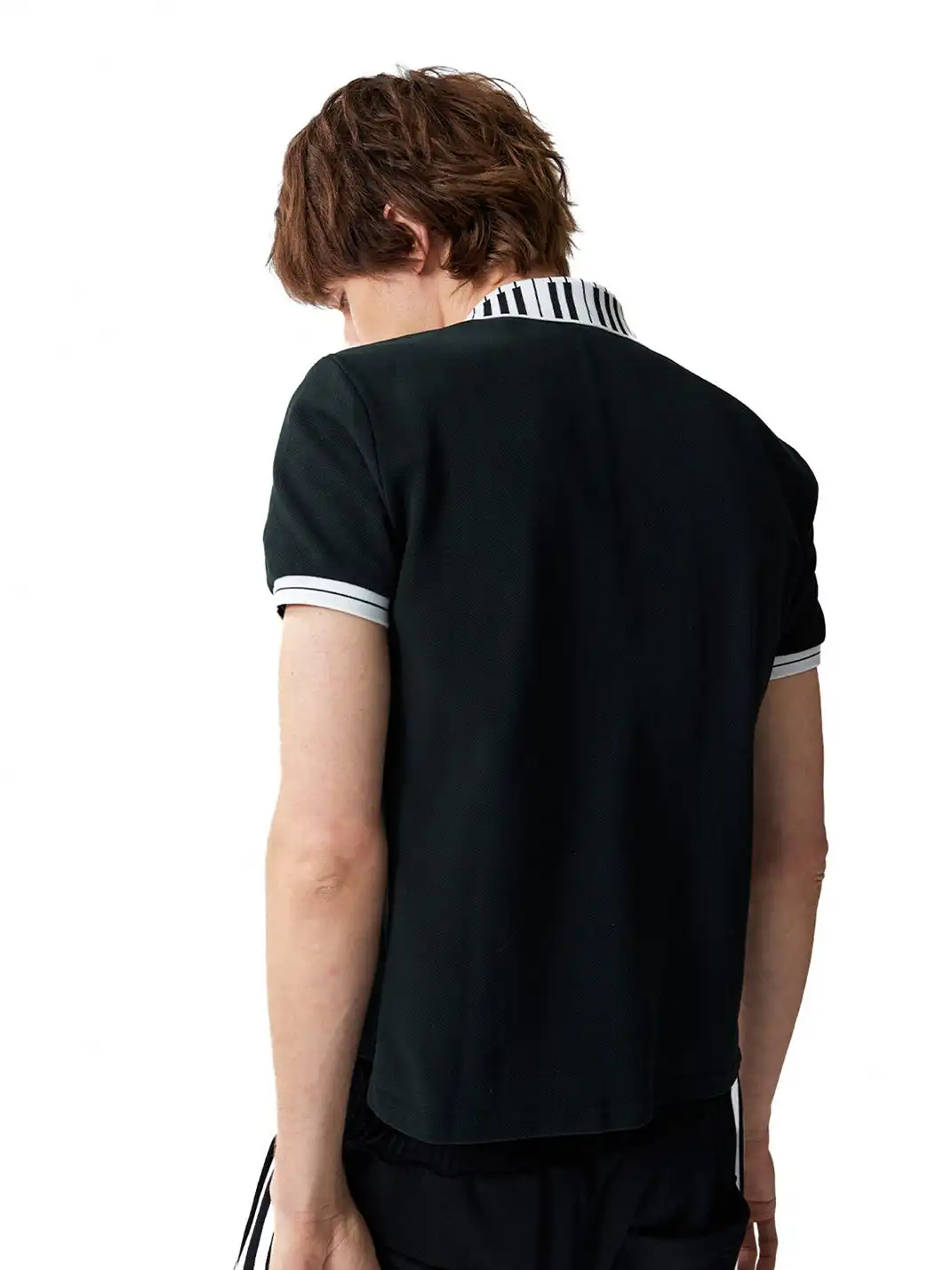 NumbAsia | Piano Collar Note T-Shirt Polo Shirt