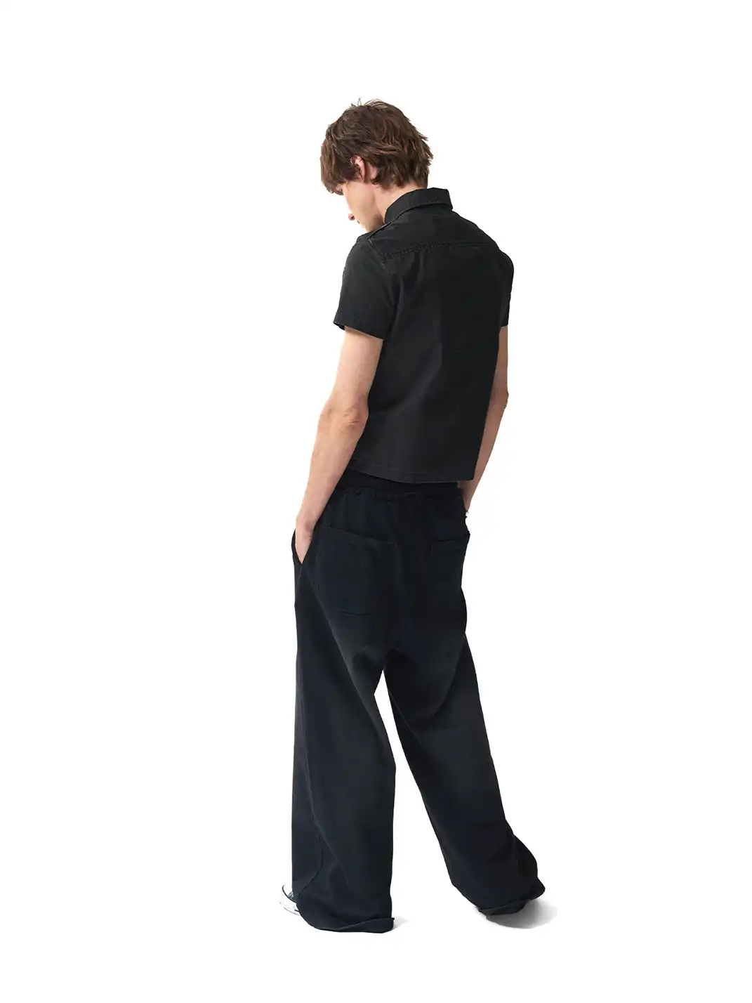 NumbAsia | Rivet Epaulet Short Sleeve Shirt