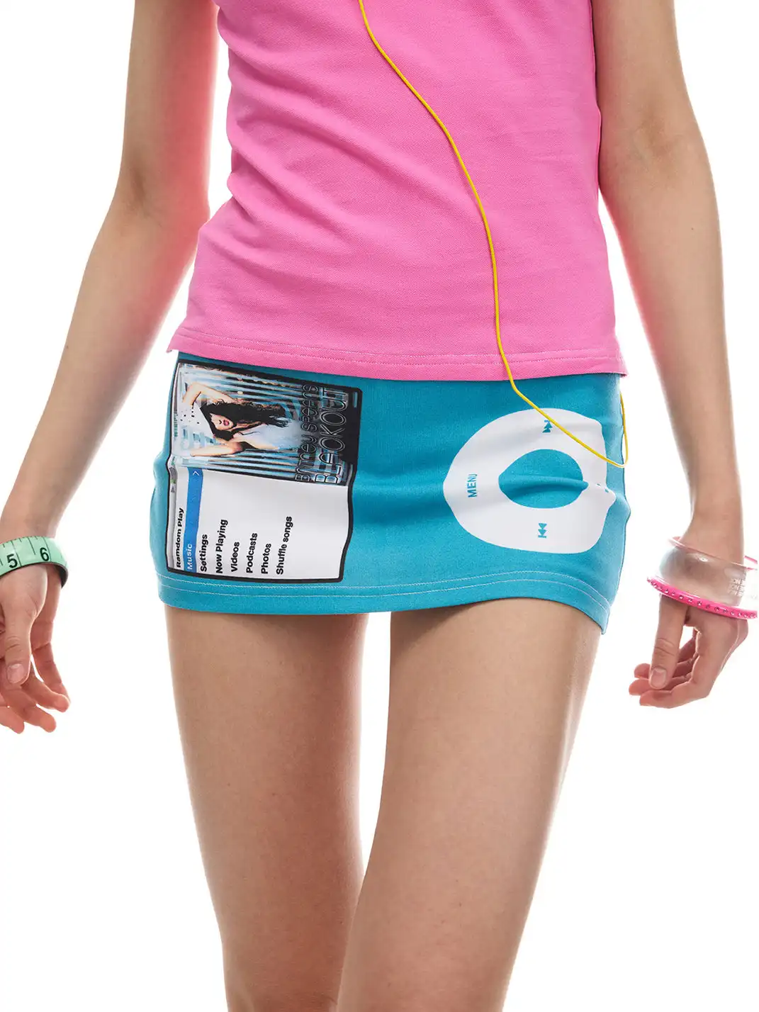 NORGIRA | Digital Print Low Waist Hip Skirt