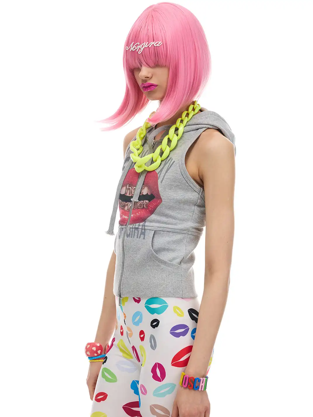 NORGIRA | STAY SEXY Zip-Up Hooded Vest