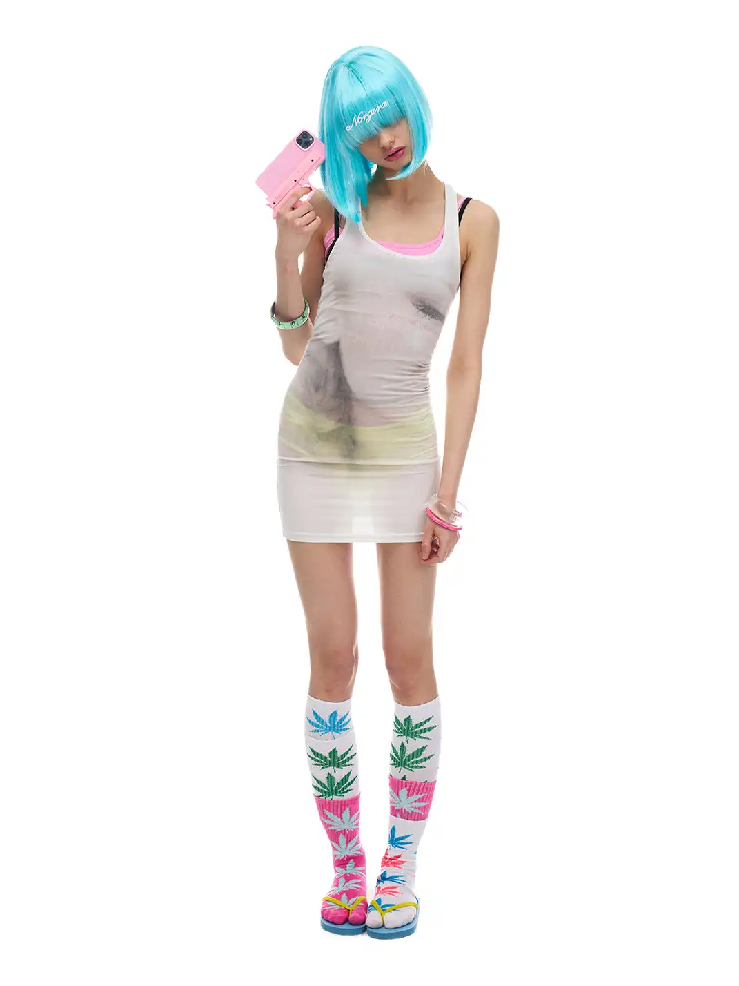 NORGIRA | All-Over Print Tank Dress