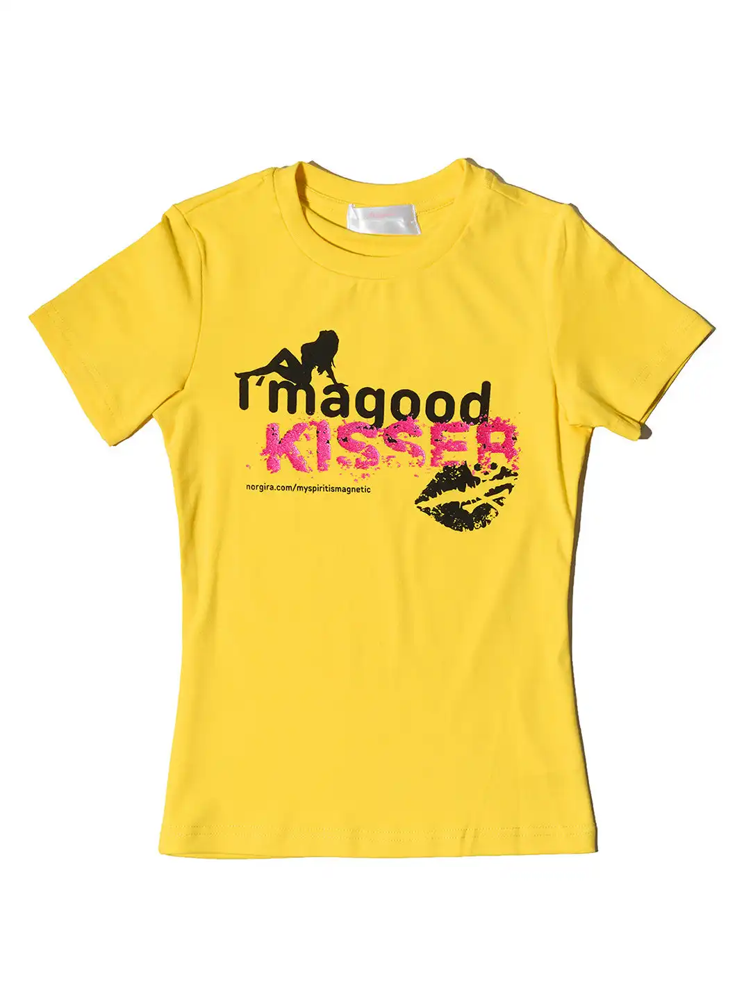 NORGIRA | "GOOD KISSER" Glitter Dual-Craft T-Shirt