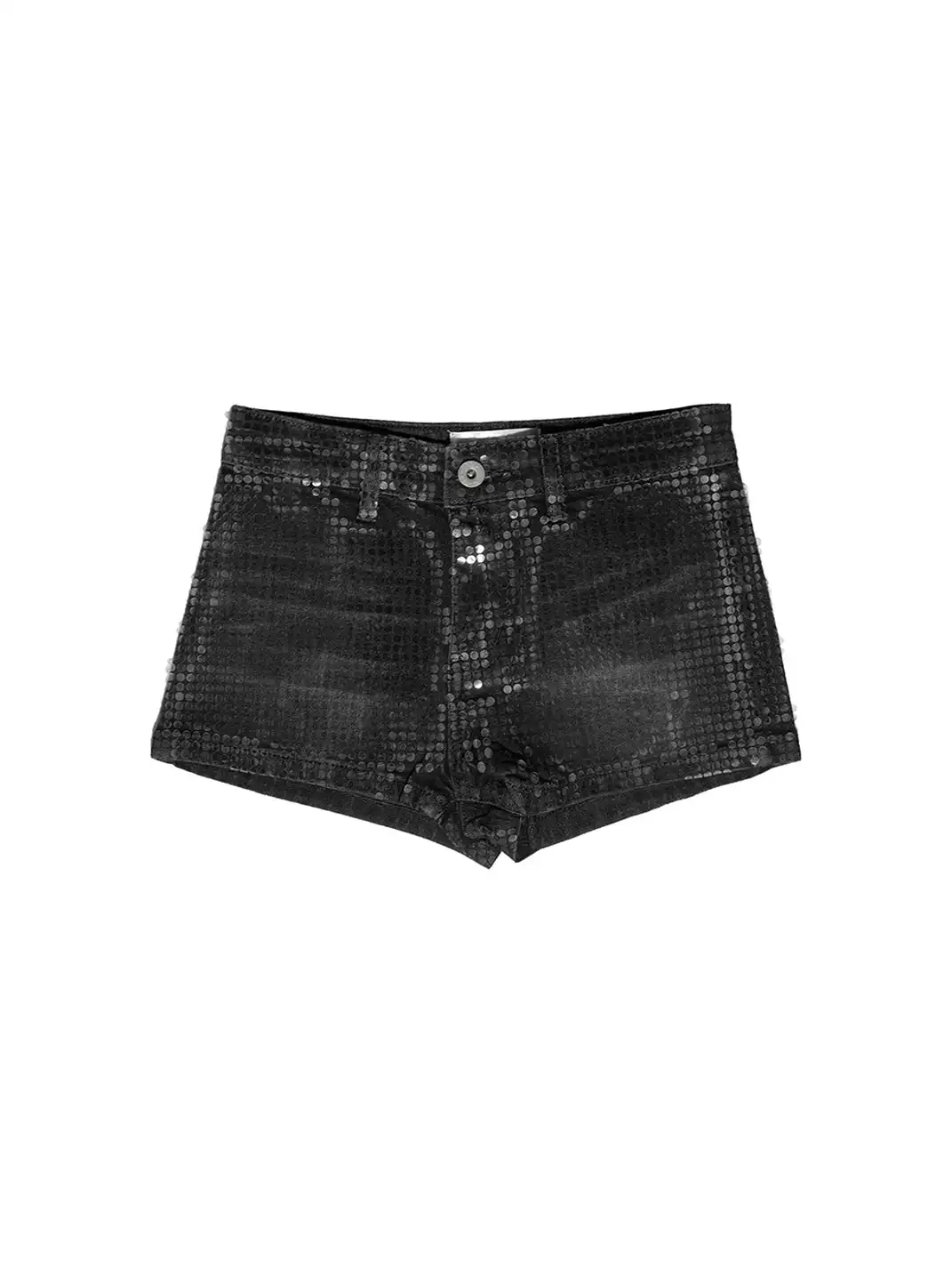 NORGIRA | Low-Waist Sequin Denim Shorts