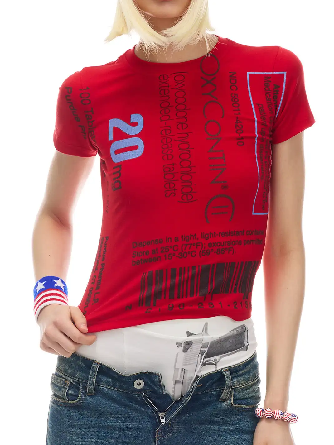 NORGIRA | Painkiller Instruction Print T-Shirt