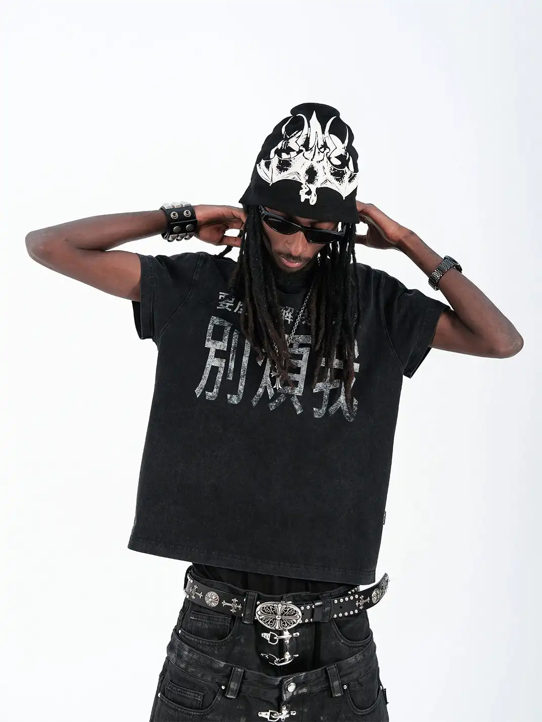 Crow | Leave Me Alone Pure Cotton Short Sleeve T-Shirt