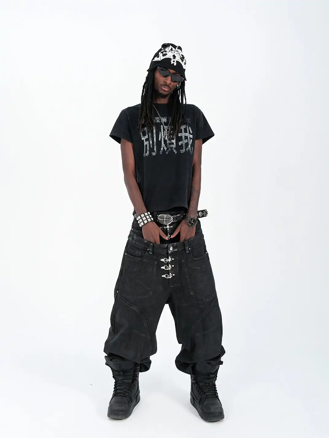 Crow | Leave Me Alone Pure Cotton Short Sleeve T-Shirt
