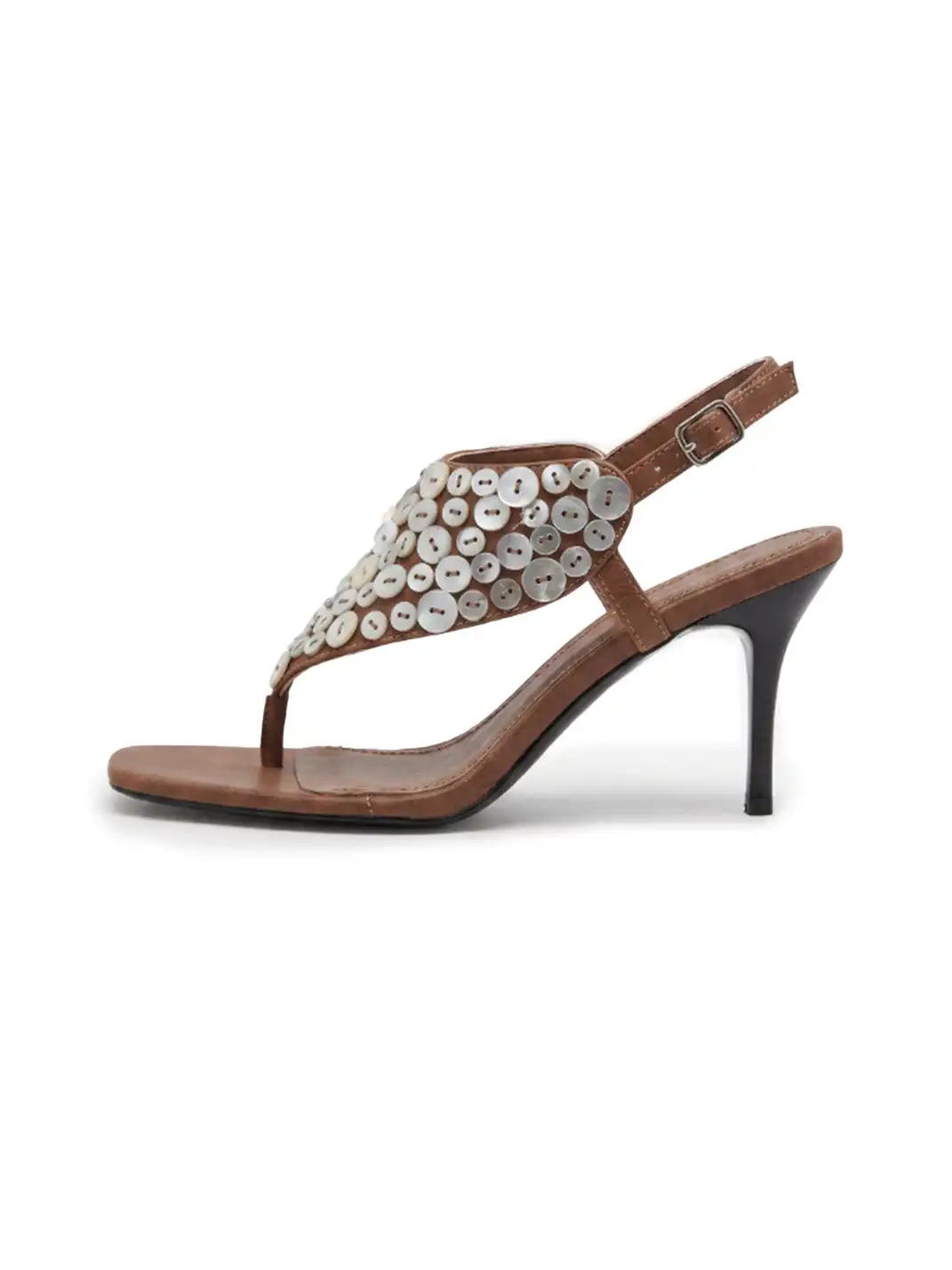Inthemirror | Shell Button Thong High Heels