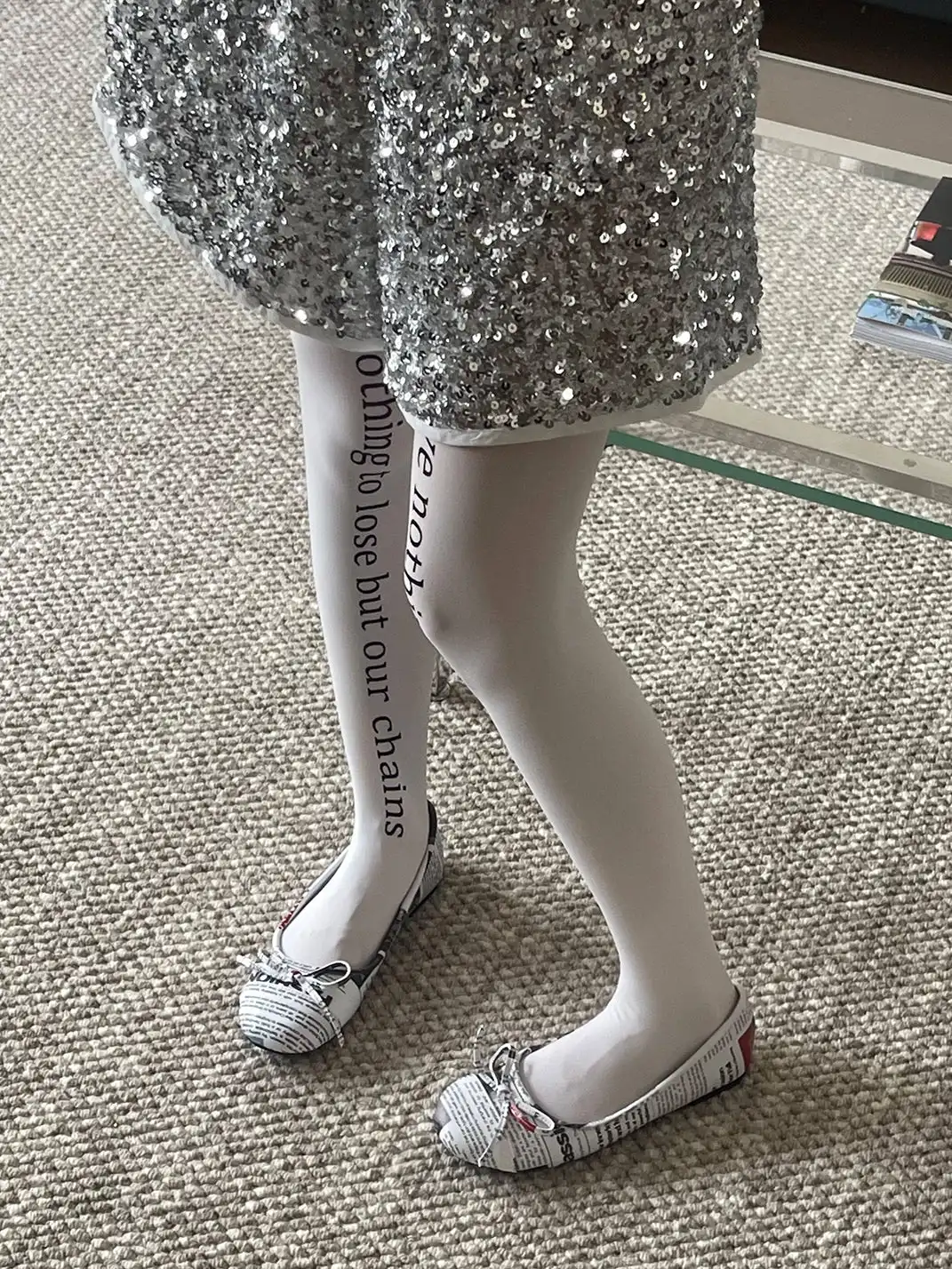 Inthemirror | Newspaper Print Series High Heels & Flat Shoes