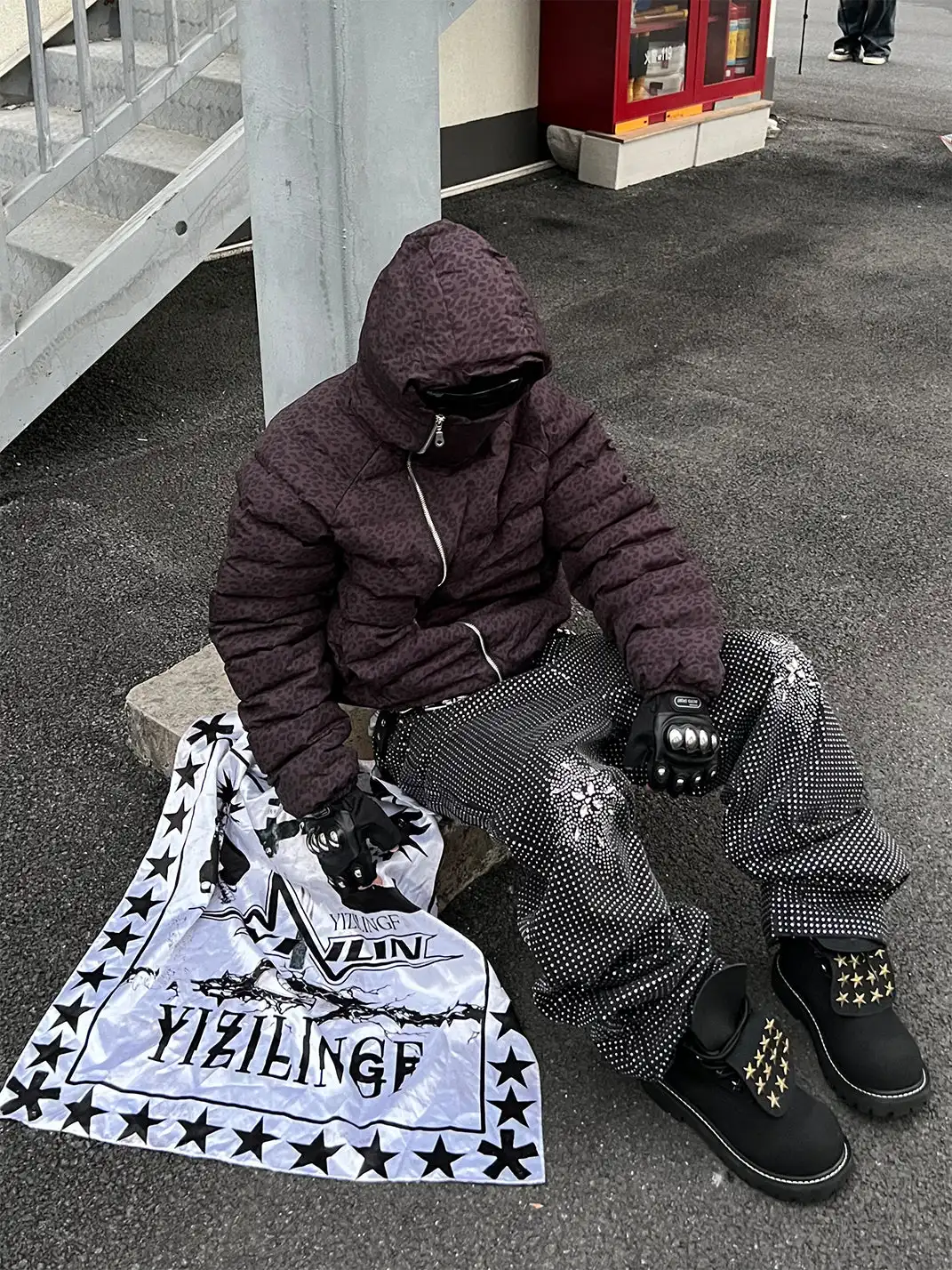 YIZILINGF | Vintage Rivet Double Tongue Workwear Martin Boots