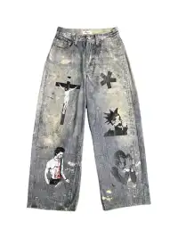 YIZILINGF | 3D Printed Subculture Jeans