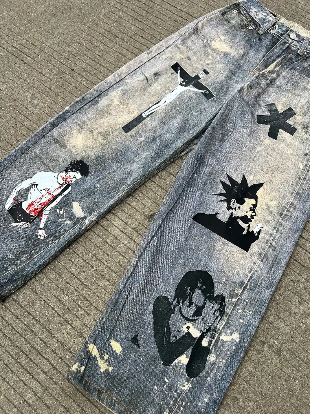 YIZILINGF | 3D Printed Subculture Jeans