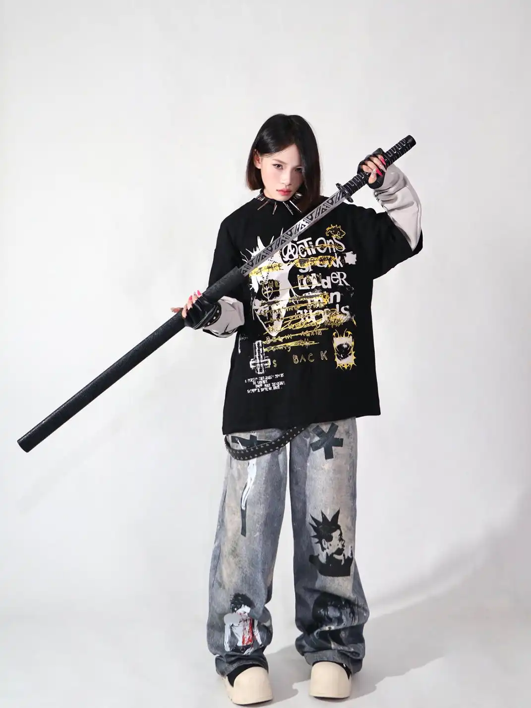 YIZILINGF | 3D Printed Subculture Jeans
