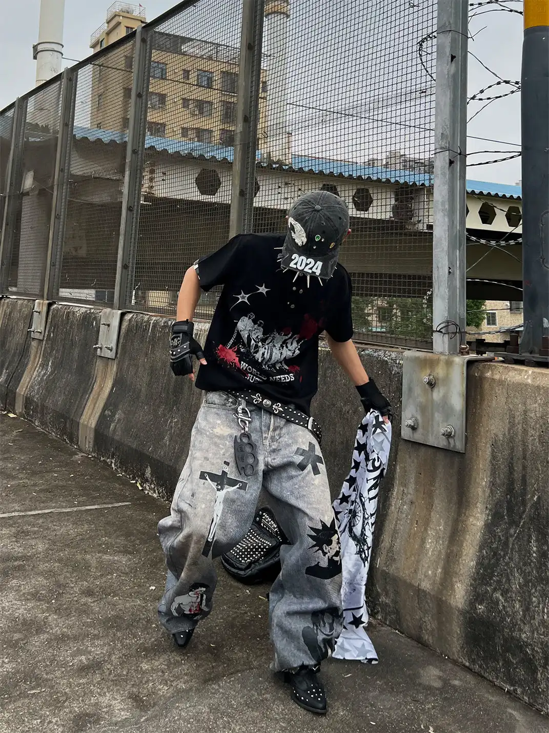 YIZILINGF | Band Y2K T-Shirt