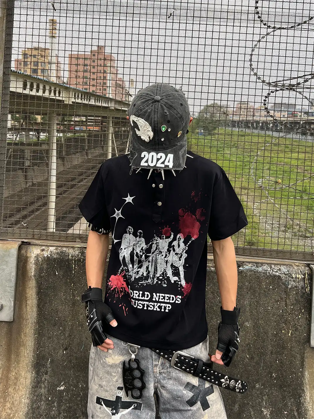 YIZILINGF | Band Y2K T-Shirt