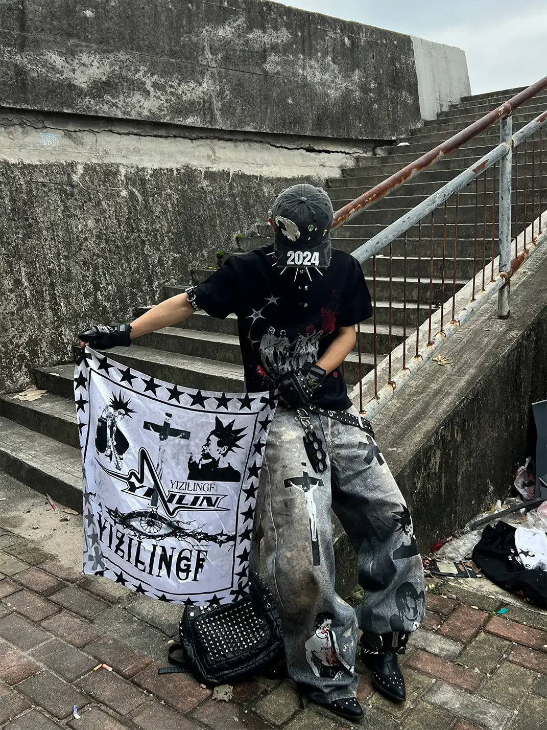YIZILINGF | Band Y2K T-Shirt