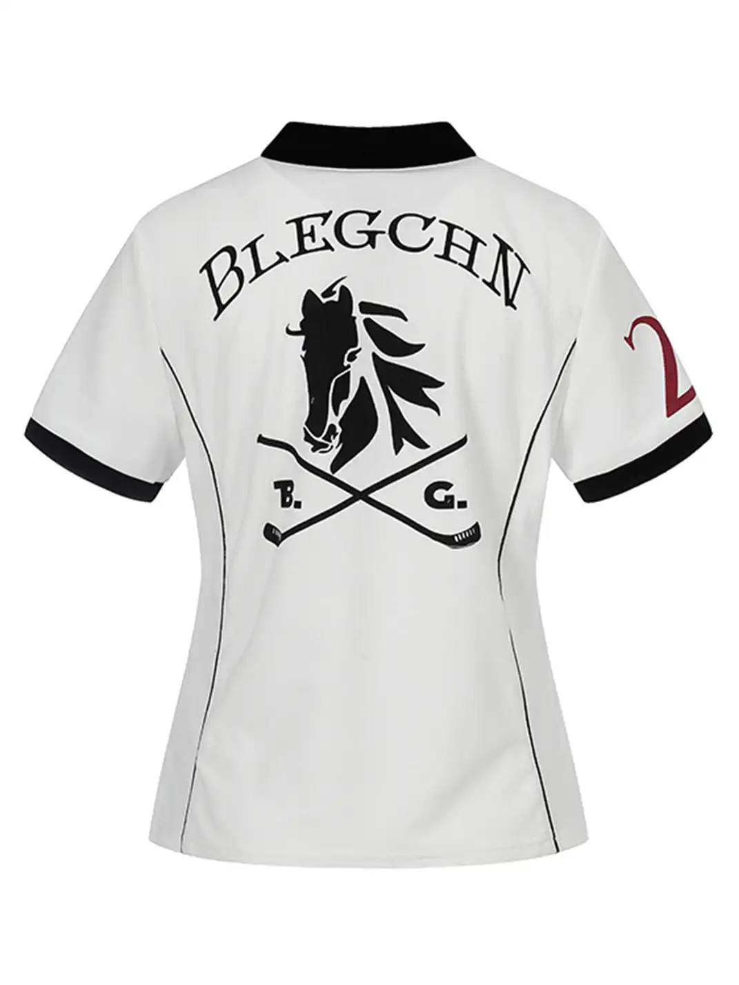 YIZILINGF | Collared Polo Color Block T-Shirt
