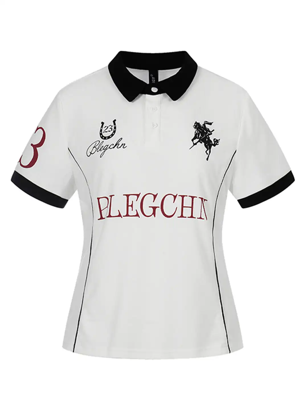 YIZILINGF | Collared Polo Color Block T-Shirt