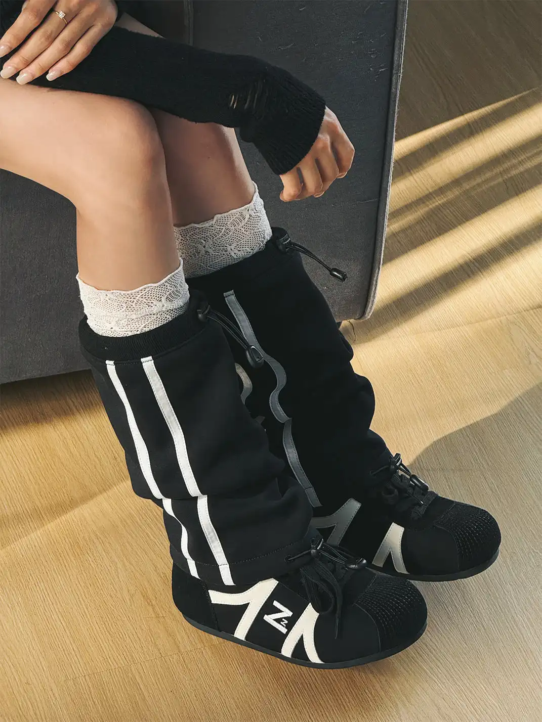 GSL | Flat Sole Tall Slouchy Boots